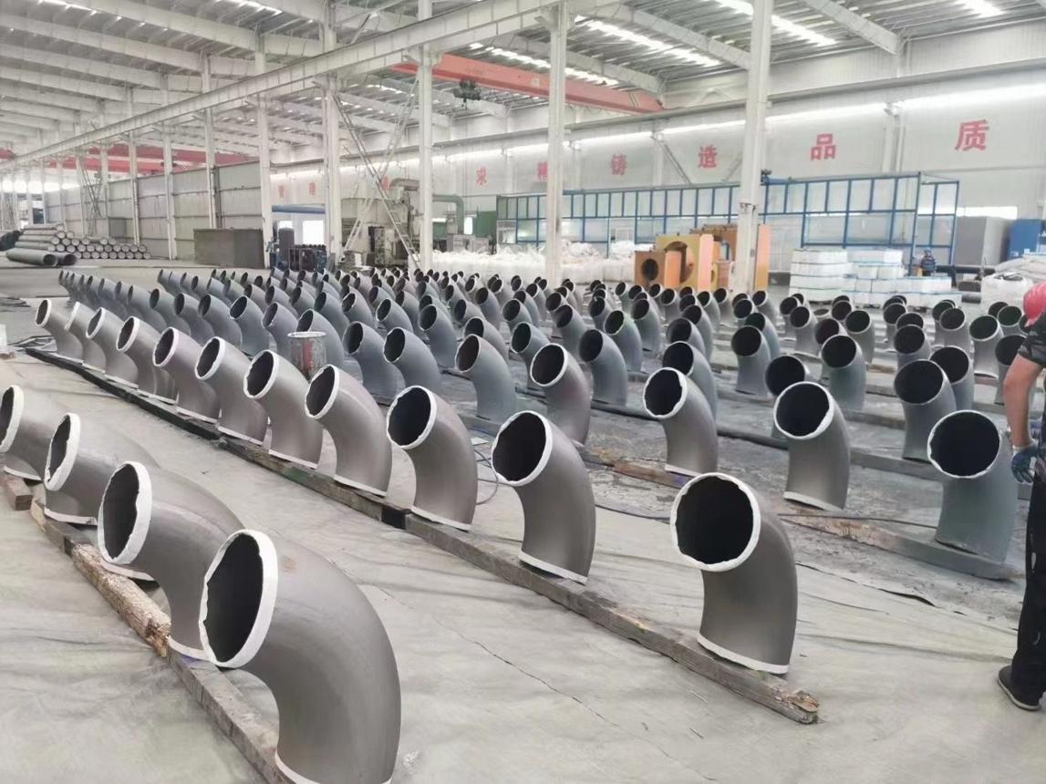 Stainless steel butt weld pipe elbow fitting